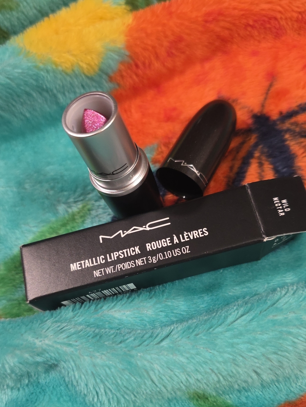 Mac Wild Nectar Metallic Lipstick NIB